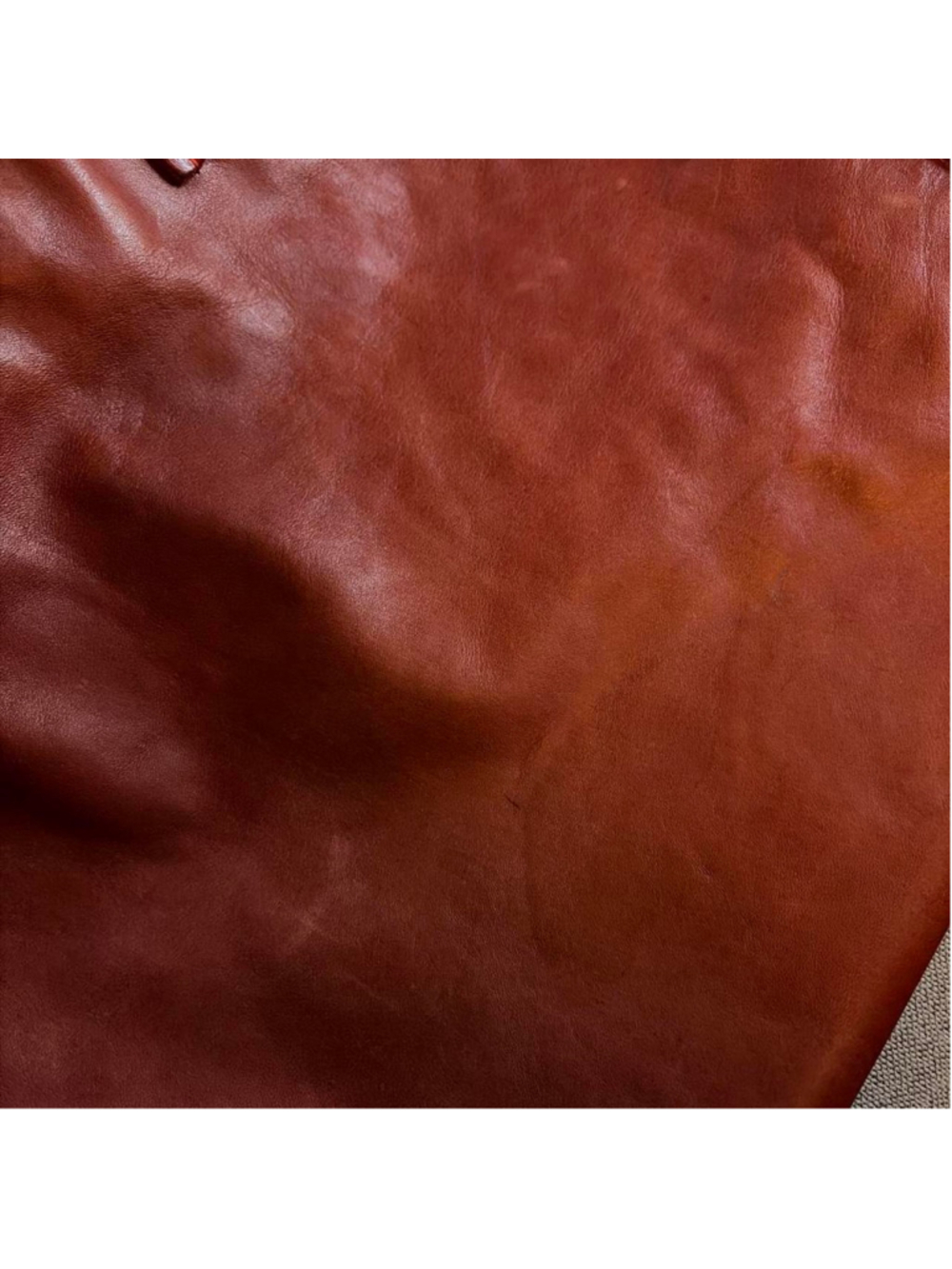 #clareV simple tote in Brown leather - Picture 7 of 8